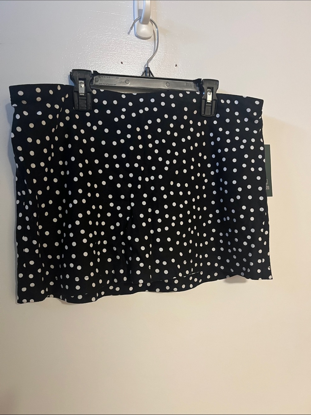 wild fable Black Mini Skort with White Polka Dots NWT M